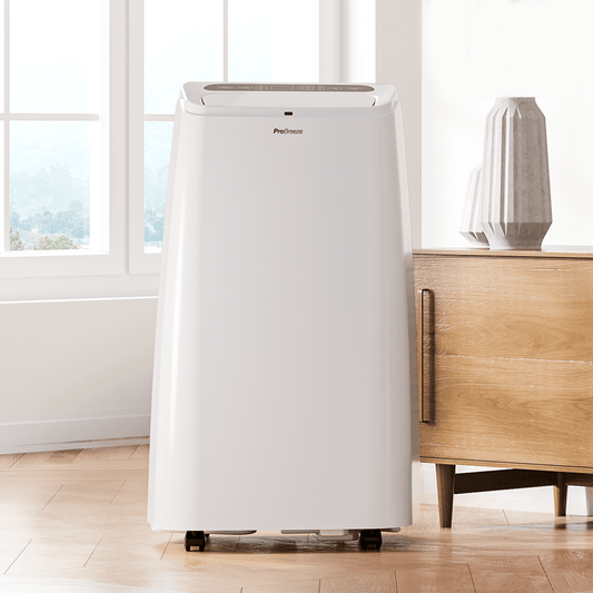 Pro Breeze Climatiseur Portable 4-en-1 Clim + Chauffage WiFi — Blanc