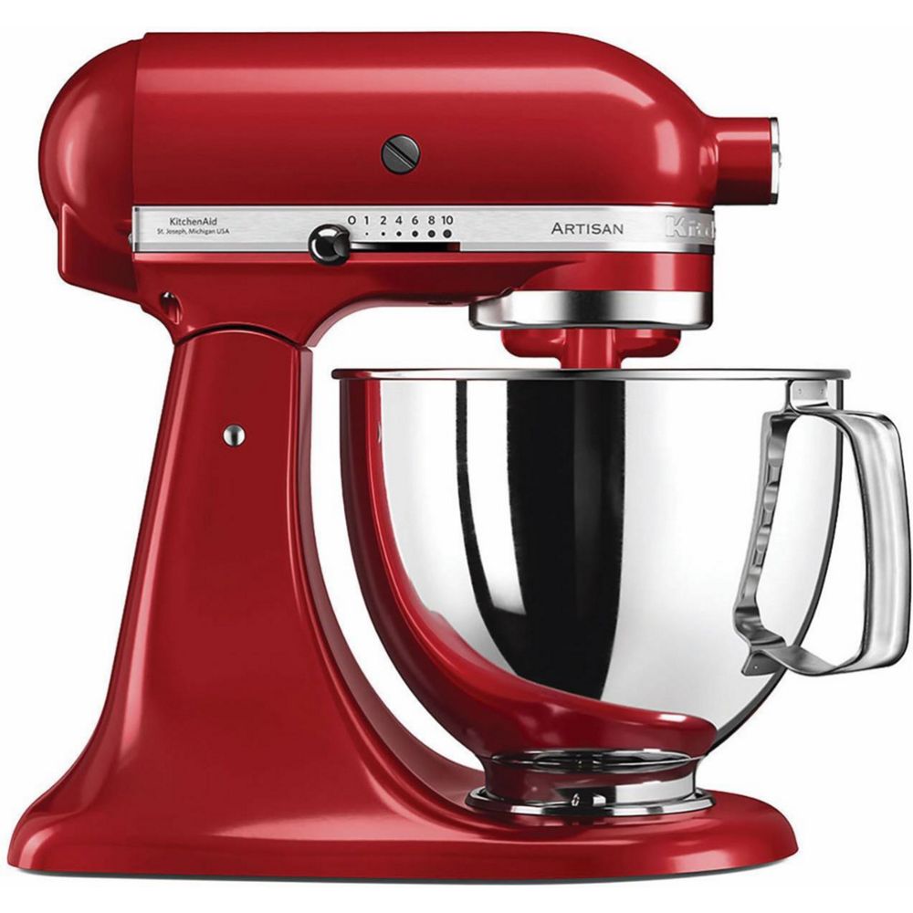 ROBOT PÂTISSIER À TÊTE INCLINABLE 4,7L - ARTISAN - ROUGE EMPIRE