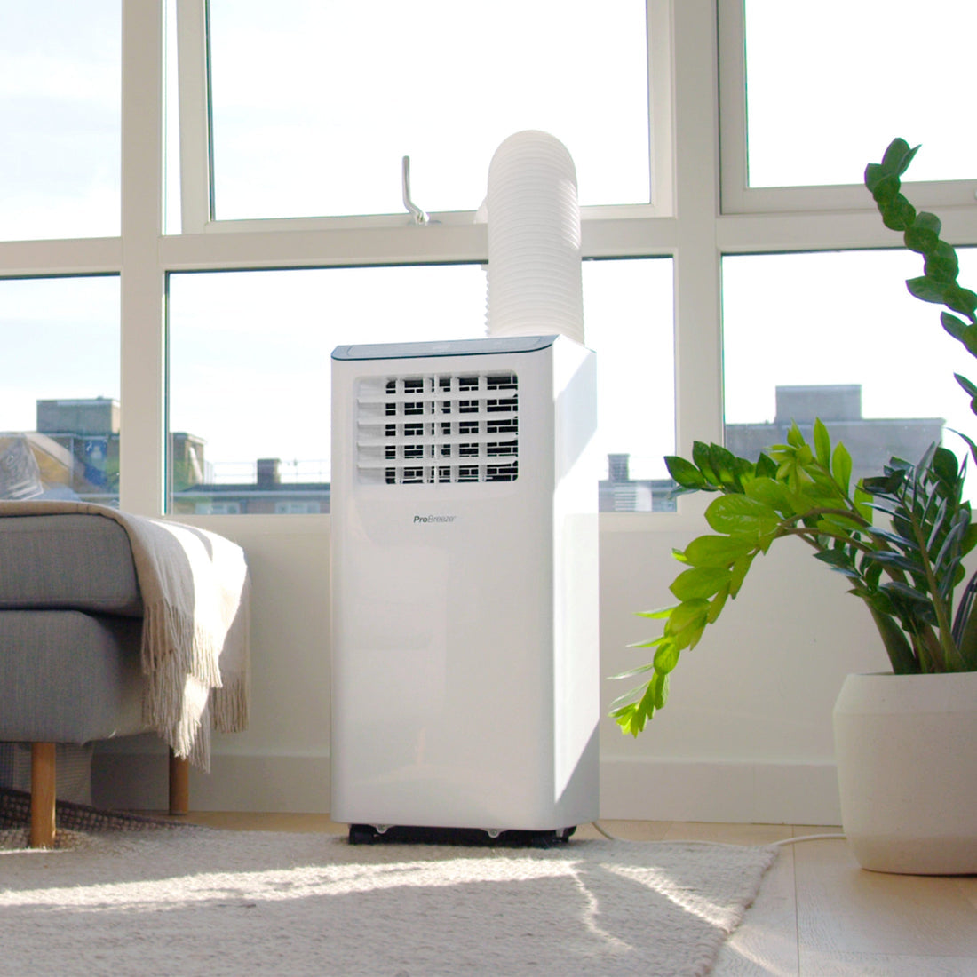 Pro Breeze Climatiseur Portable 4-en-1 WiFi — Blanc