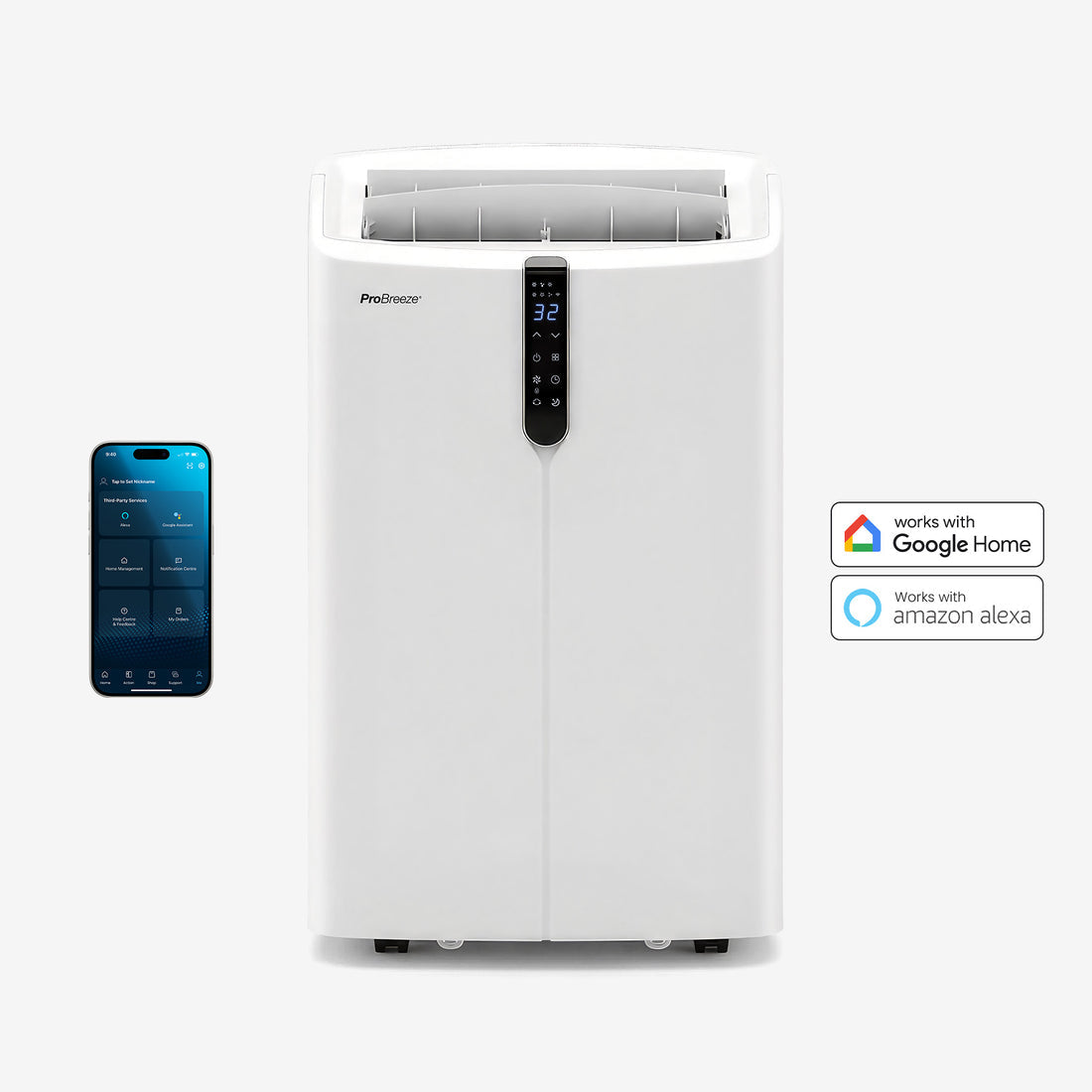 Pro Breeze OmniCool™ Ultra-Silencieux 3-en-1 — Blanc