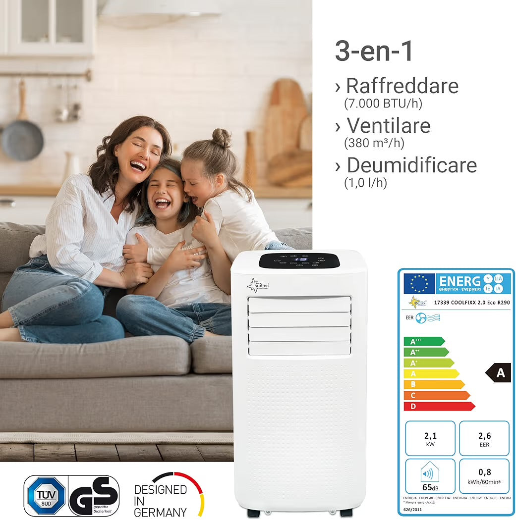 Suntec CoolFixx 2.0 Eco R290 — Blanc