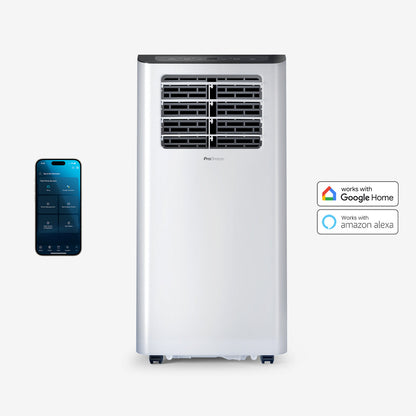 Pro Breeze Climatiseur Portable 3-en-1 Smart WiFi — Blanc